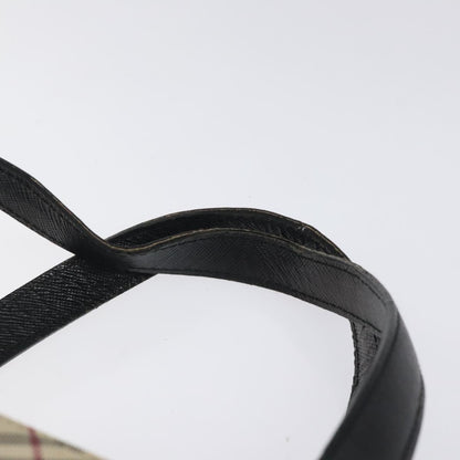 Burberry Nova Check Handbag Nova Check Canvas and leather, BEIGE, CANVAS, Handbag