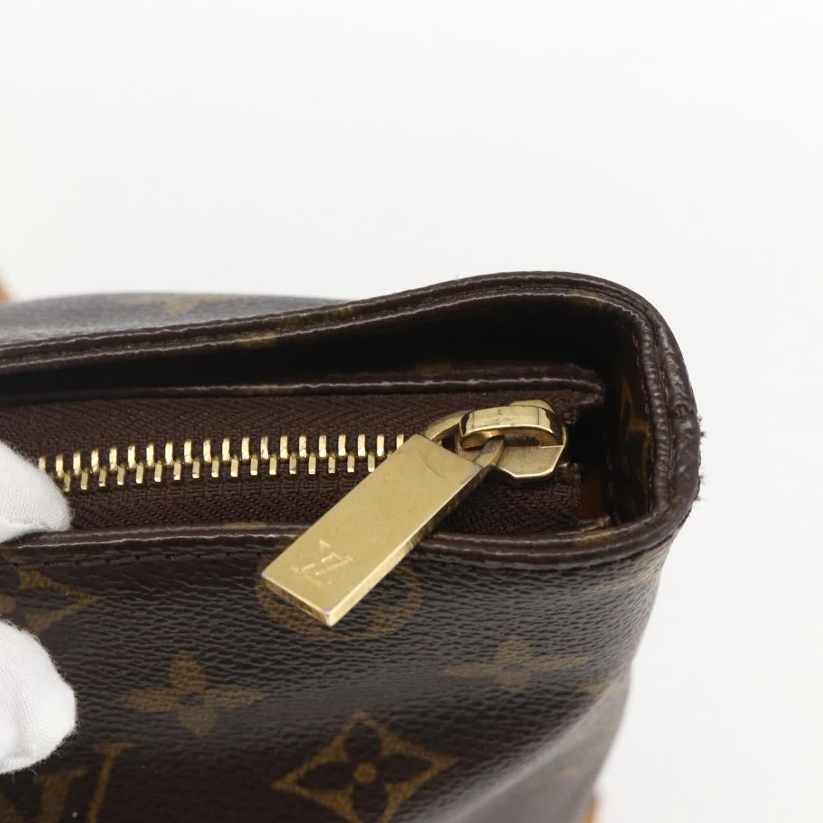 Louis Vuitton Cabas Mezzo Monogram Canvas, BROWN, CANVAS, Tote bag