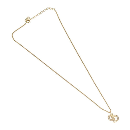 Christian Dior CD Pendant Necklace Gold-plated, GOLD, METAL, Necklace