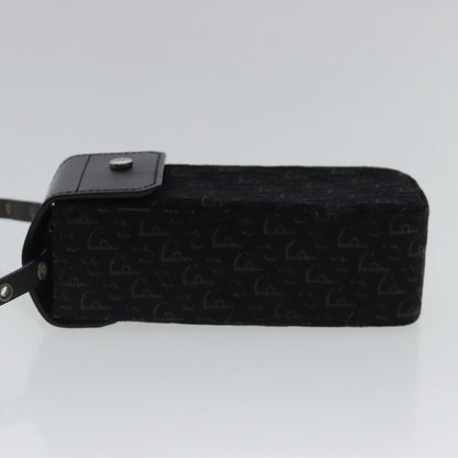 Christian Dior Vintage Trotter Pouch Diorissimo Canvas, BLACK, CANVAS, Clutche & pouche