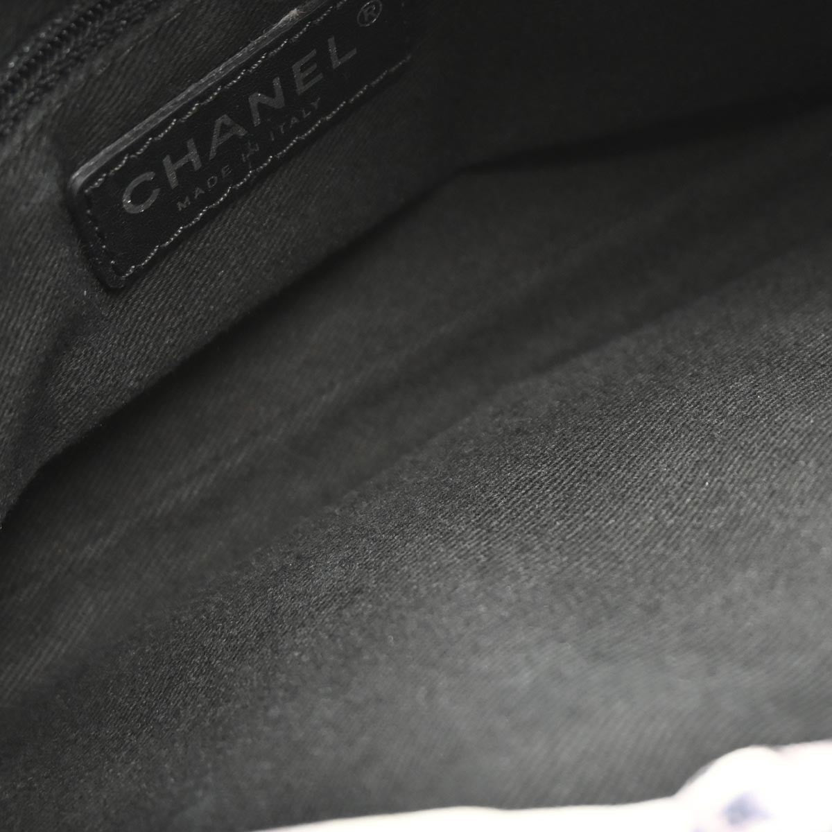 Chanel Airlines Shoulder Bag Canvas, WHITE, CANVAS, Shoulder bag