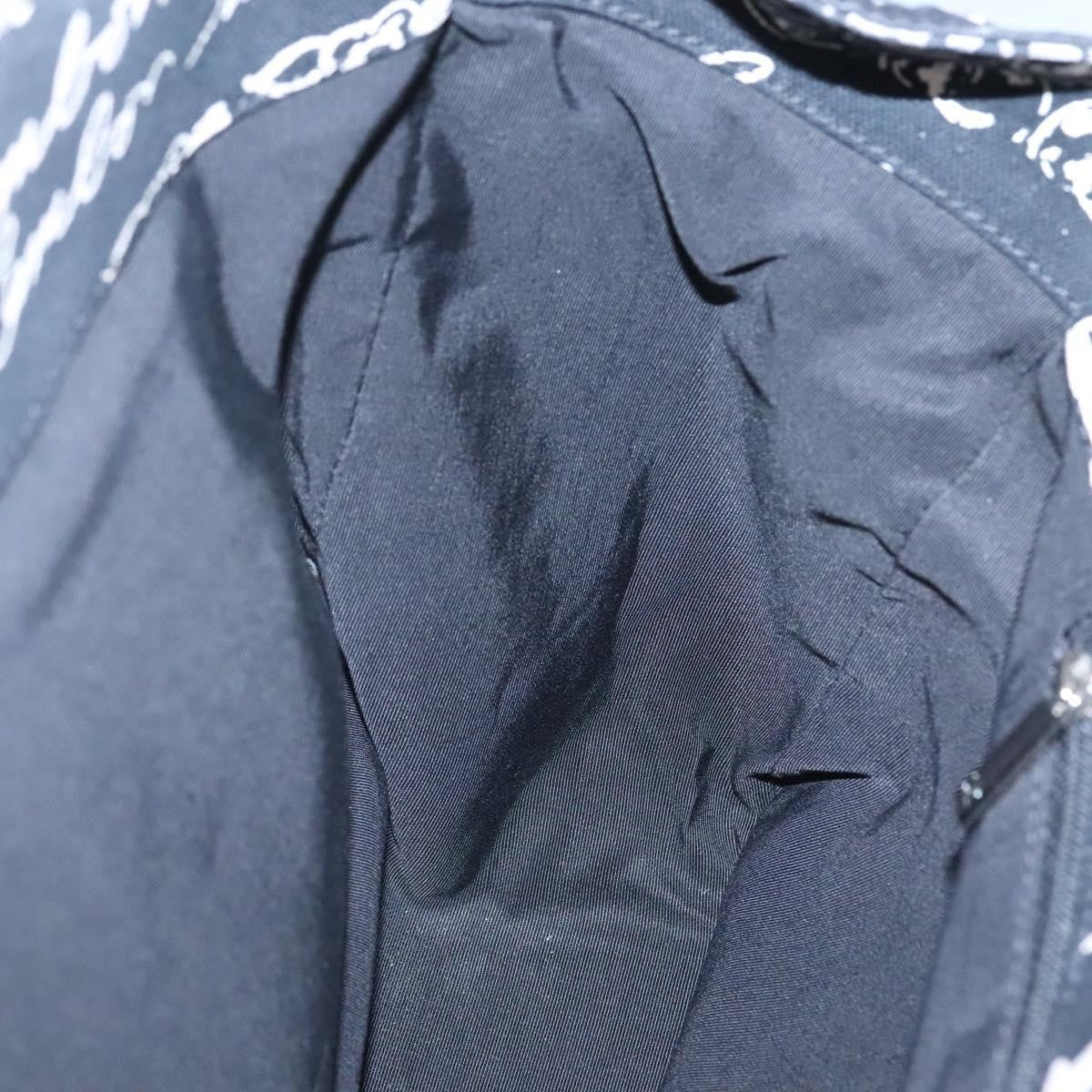 Chanel Resin Tote Printed Canvas, BLACK, CANVAS, Tote bag