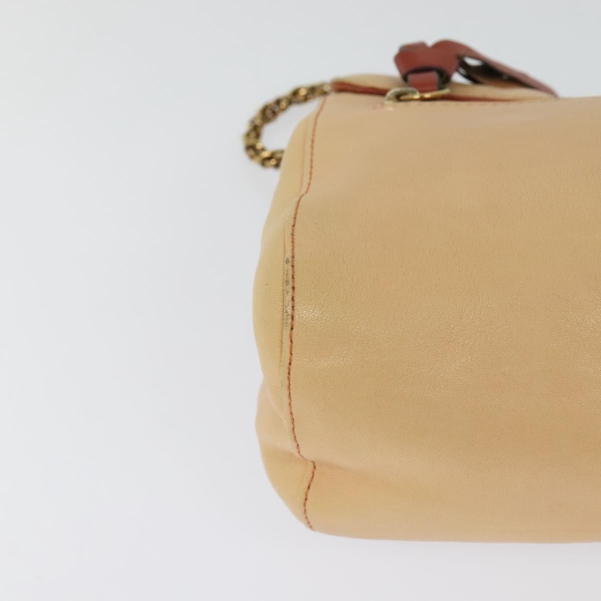 Chloe Vintage Flap shoulder bag Leather, BEIGE, LEATHER, Shoulder bag