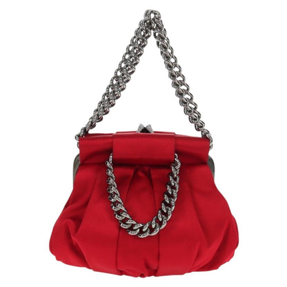 Christian Louboutin Yoyo Frame Clutch Satin, RED, SATIN, Clutche & pouche