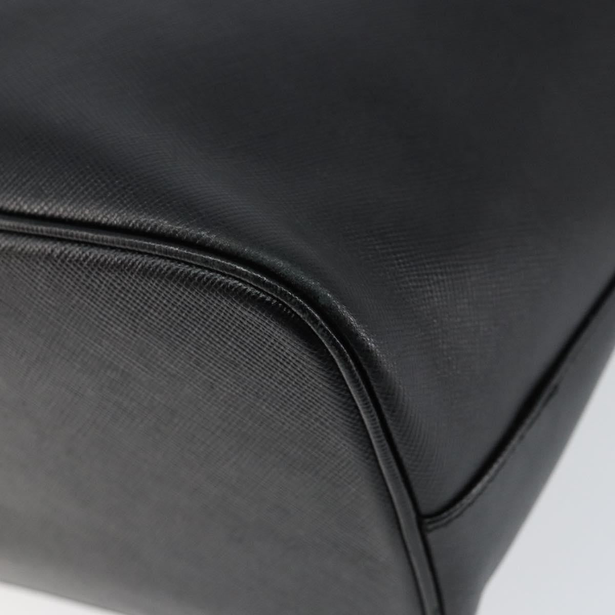 Salvatore Ferragamo Gancini handbag Leather, BLACK, LEATHER, Handbag