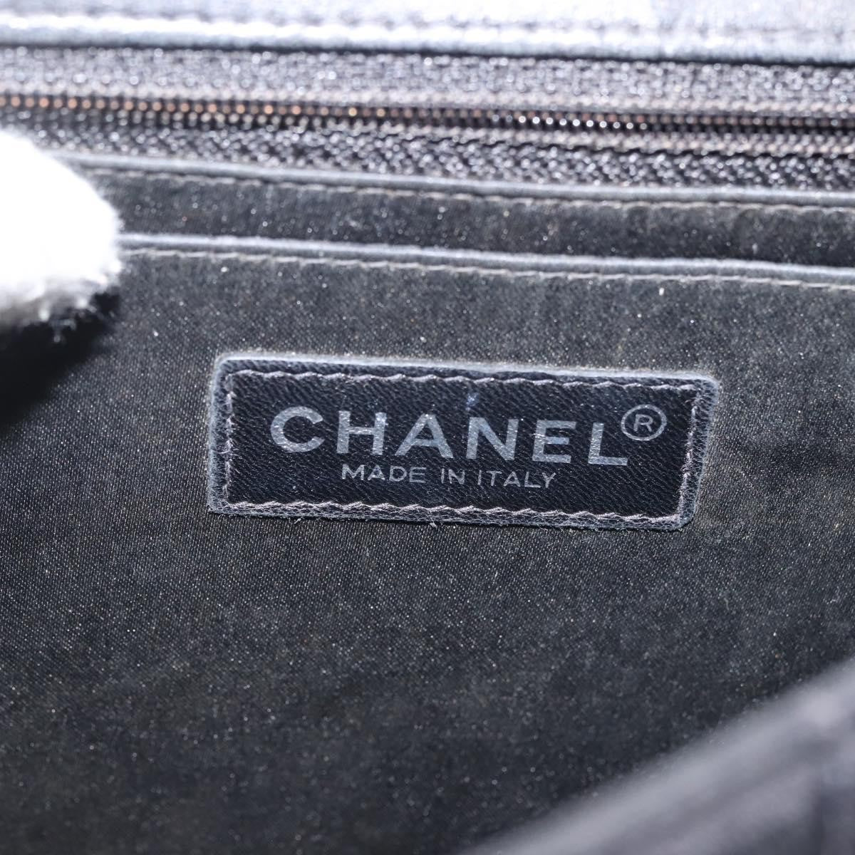 Chanel Travel Line Flap Bag Nylon, BLACK, NYLON, Travel bag