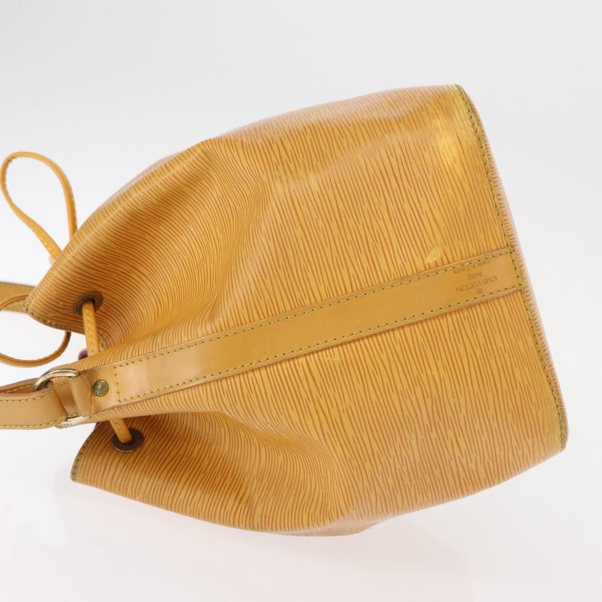 Louis Vuitton Petit Noe Handbag Epi Leather, YELLOW, LEATHER, Shoulder bag
