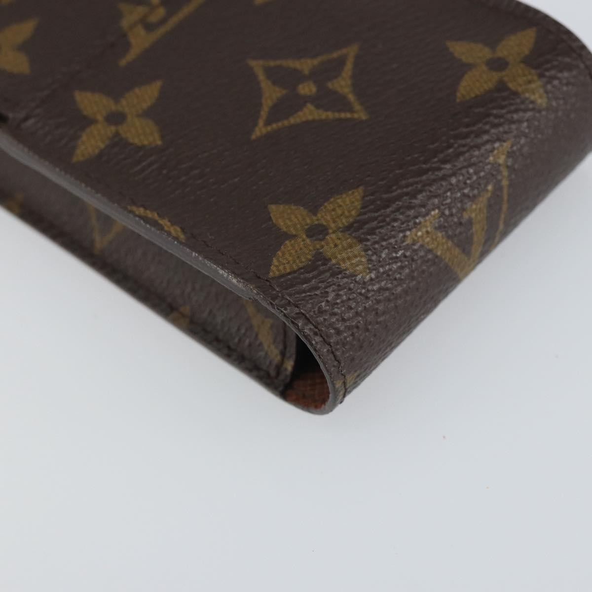 Louis Vuitton Etui Cigarette Case Monogram canvas, BROWN, CANVAS, Wallets