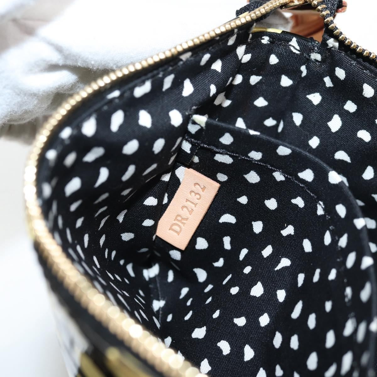 Louis Vuitton Pochette Accessoires Yayoi Kusama Painted Dots Monogram vernis, BLACK, PATENT_LEATHER, Clutche & pouche