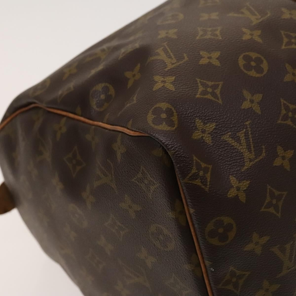 Louis Vuitton Keepall Bag Monogram Canvas, BROWN, CANVAS, Travel bag