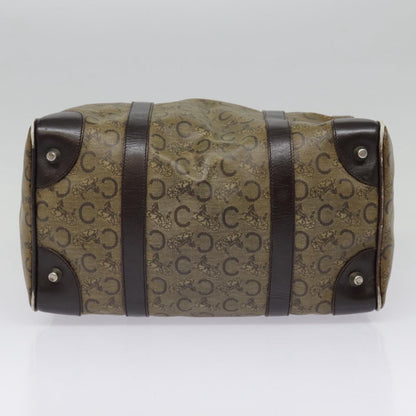 Celine Vintage Macadam Handbag Macadam, BROWN, CANVAS, Handbag