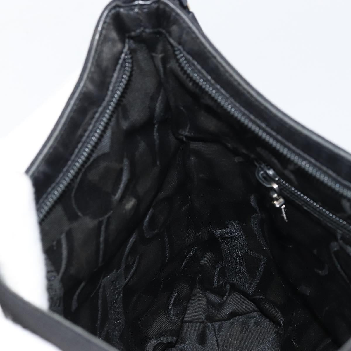 Salvatore Ferragamo Vala Shoulder Bag Nylon, BLACK, NYLON, Shoulder bag