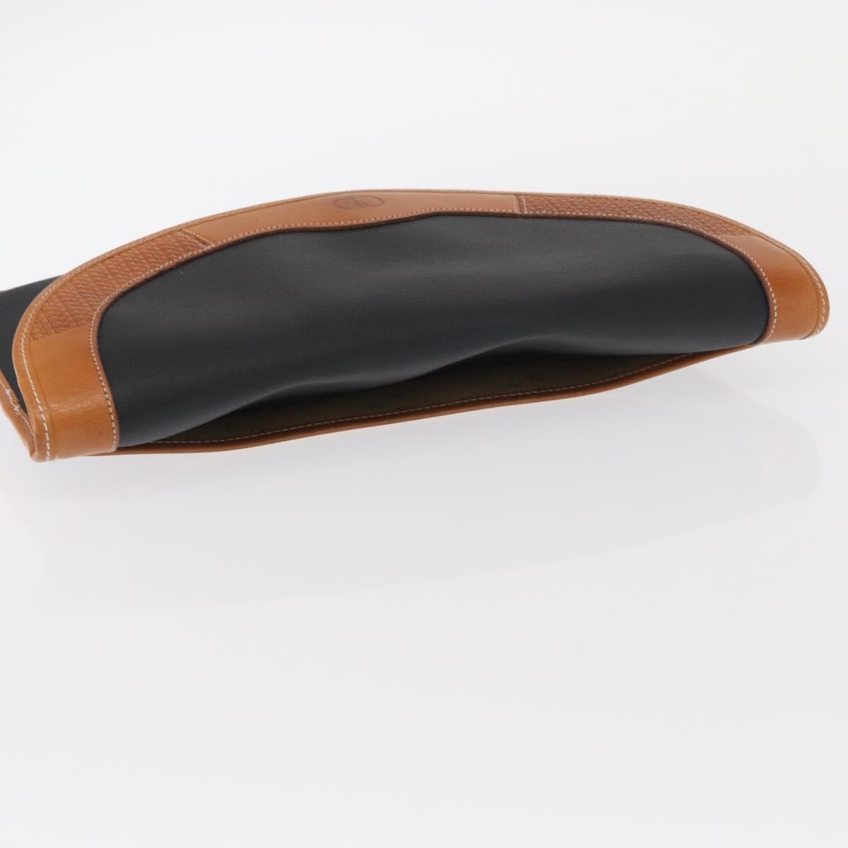Christian Dior Clutch bag Leather, BLACK, LEATHER, Clutche & pouche