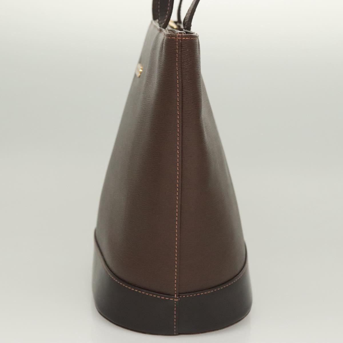 Burberry Handle Tote Leather, BROWN, LEATHER, Tote bag