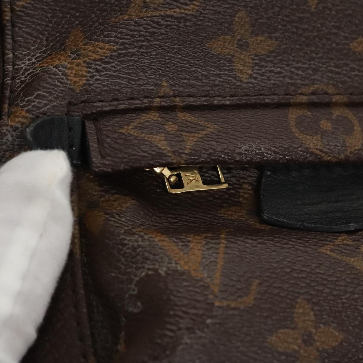 Louis Vuitton Palm Springs Backpack Monogram Canvas, BROWN, CANVAS, Backpack