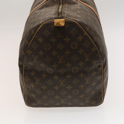 Louis Vuitton Keepall Bag Monogram Canvas, BROWN, CANVAS, Travel bag
