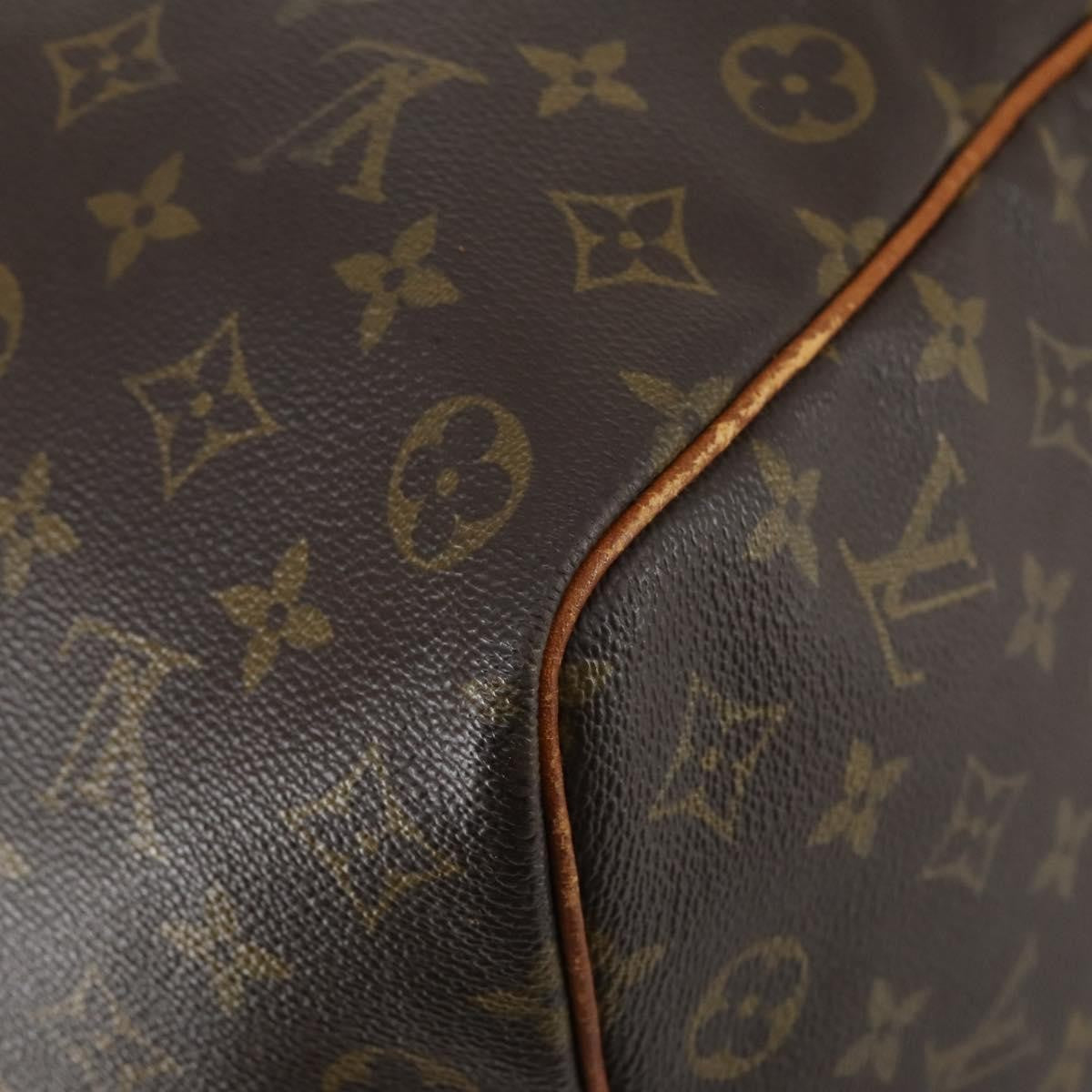 Louis Vuitton Keepall Bag Monogram Canvas, BROWN, CANVAS, Travel bag