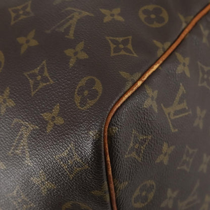 Louis Vuitton Keepall Bag Monogram Canvas, BROWN, CANVAS, Travel bag