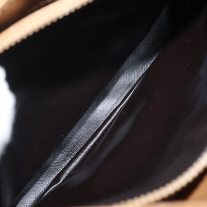 Celine Macadam Shoulder Bag Canvas, BEIGE, CANVAS, Shoulder bag