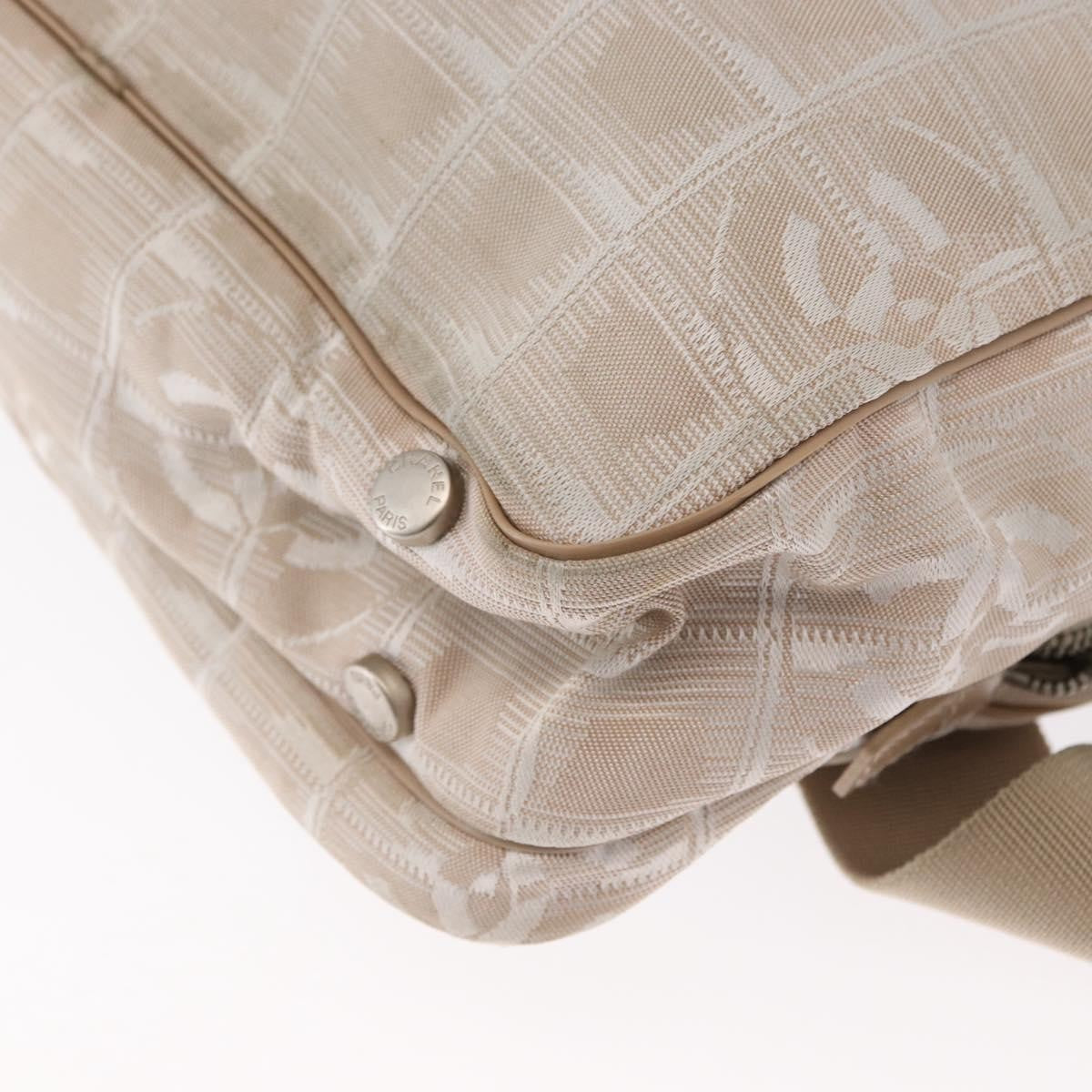 Chanel Travel Line Convertible Satchel Nylon, BEIGE, CANVAS, Handbag