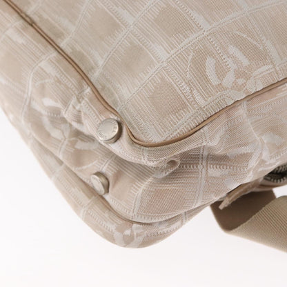 Chanel Travel Line Convertible Satchel Nylon, BEIGE, CANVAS, Handbag