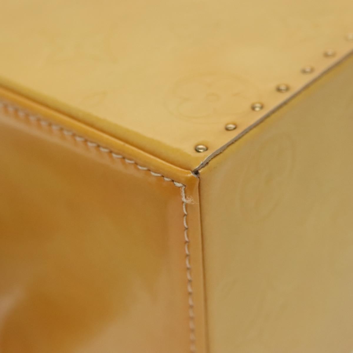 Louis Vuitton Bleecker Box Bag Monogram Vernis, BEIGE, PATENT_LEATHER, Clutche & pouche