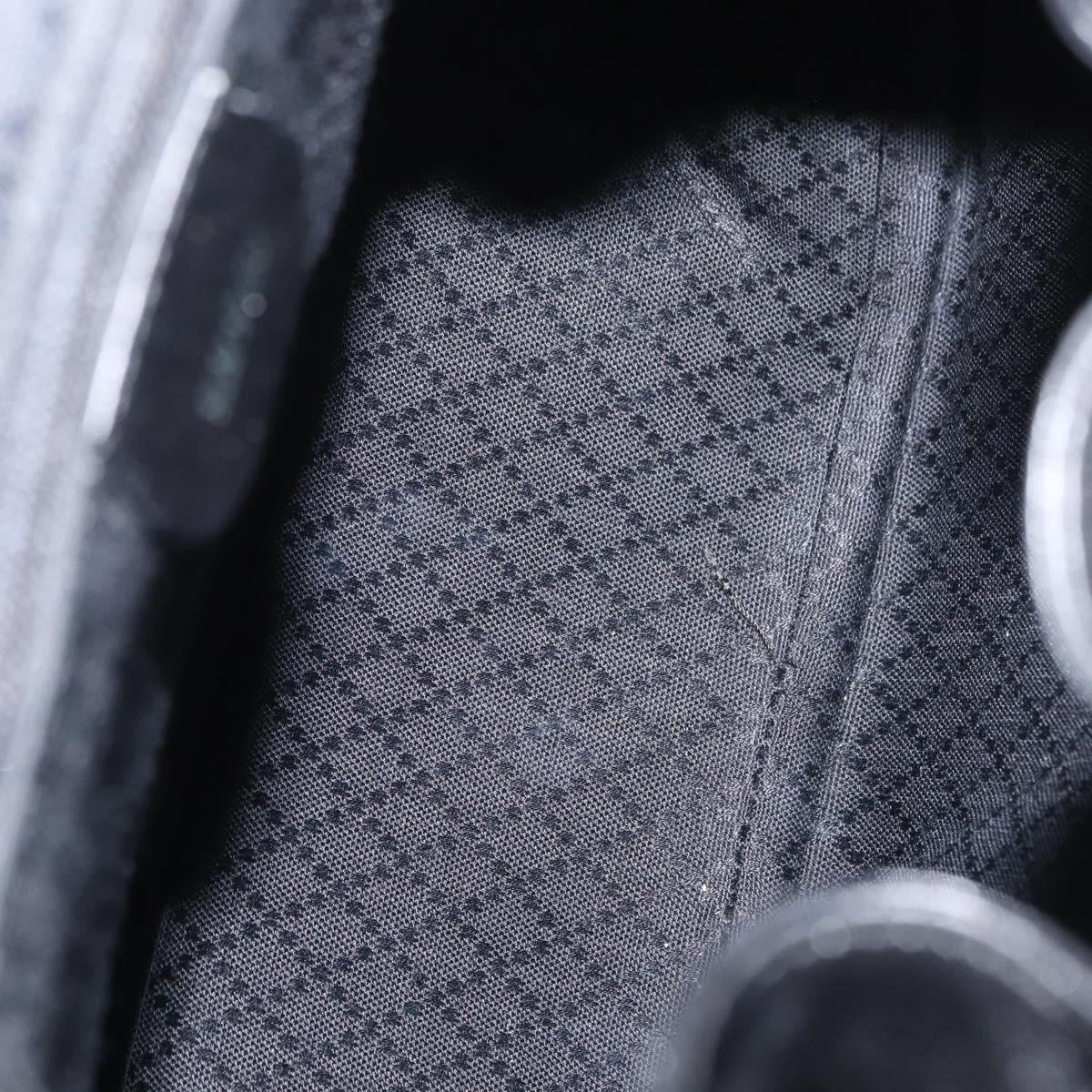 Gucci Vintage Bamboo Backpack Leather, BLACK, LEATHER, Backpack