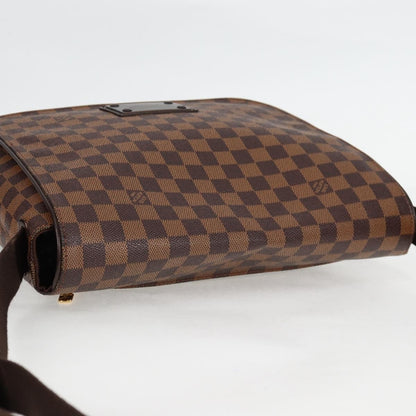 Louis Vuitton Brooklyn Handbag Damier, BROWN, CANVAS, Handbag