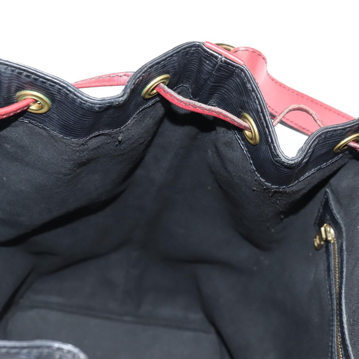 Louis Vuitton Noe Handbag Epi Leather, BLACK, LEATHER, Shoulder bag