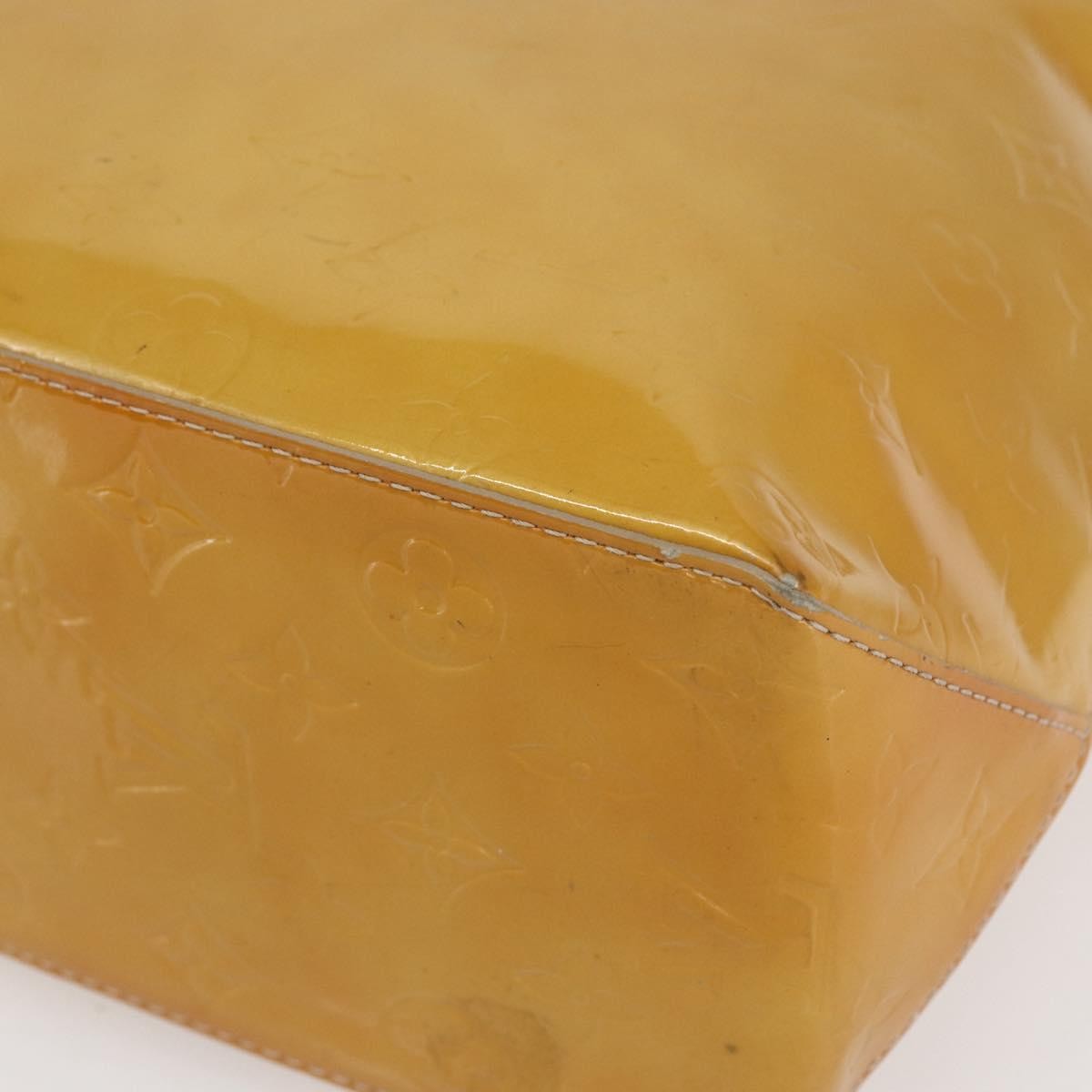 Louis Vuitton Reade Handbag Monogram Vernis, BEIGE, PATENT_LEATHER, Tote bag