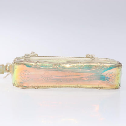 Louis Vuitton Pochette Volga Limited Edition Monogram Prism PVC, SILVER, PVC, Clutche & pouche