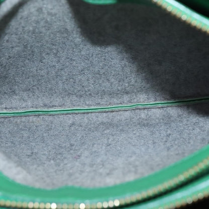 Celine Trio Crossbody Bag Leather, GREEN, LEATHER, Crossbody bag