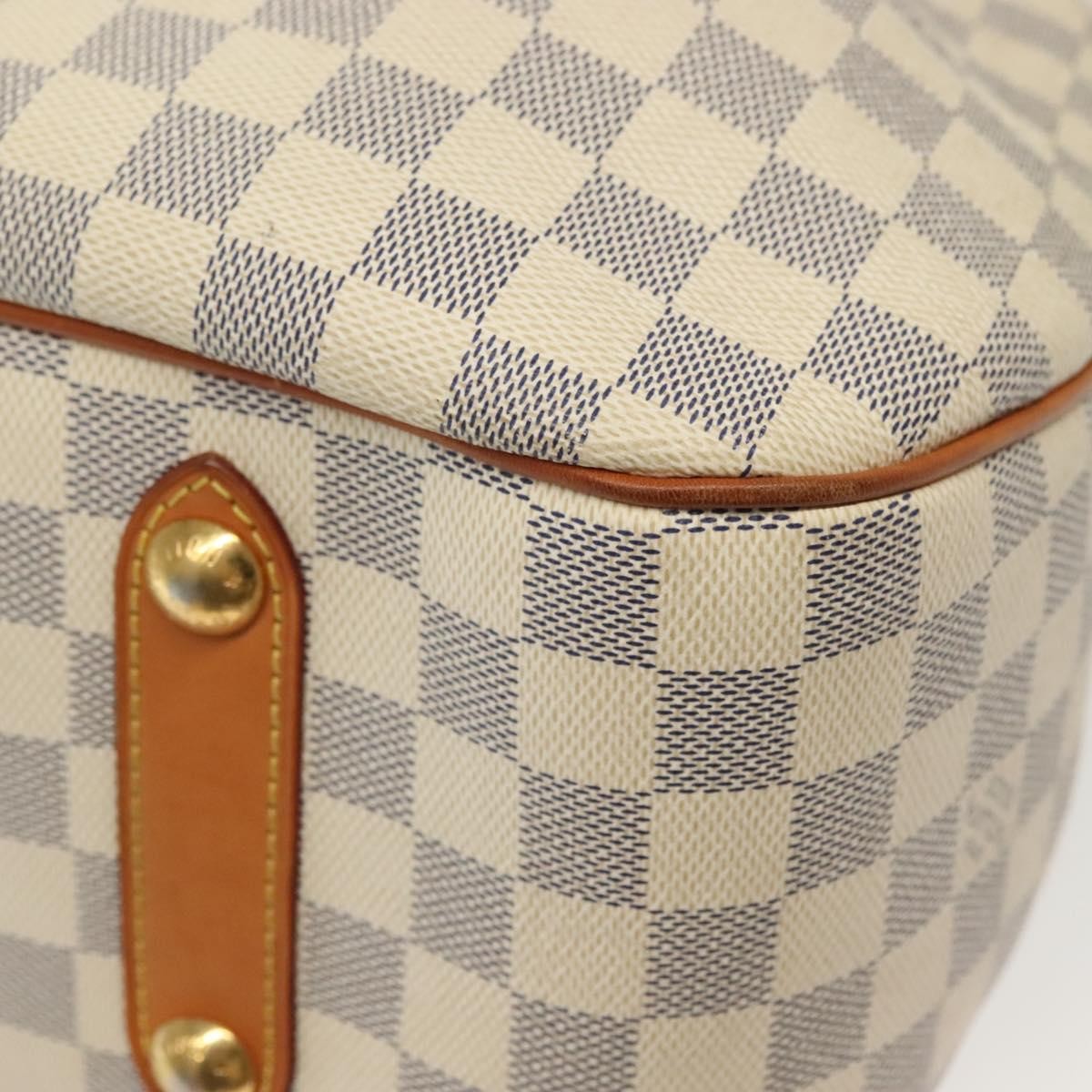Louis Vuitton Siracusa Handbag Damier, WHITE, CANVAS, Shoulder bag