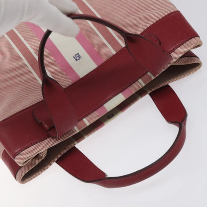 Loewe Anagram handbag Canvas, PINK, CANVAS, Handbag