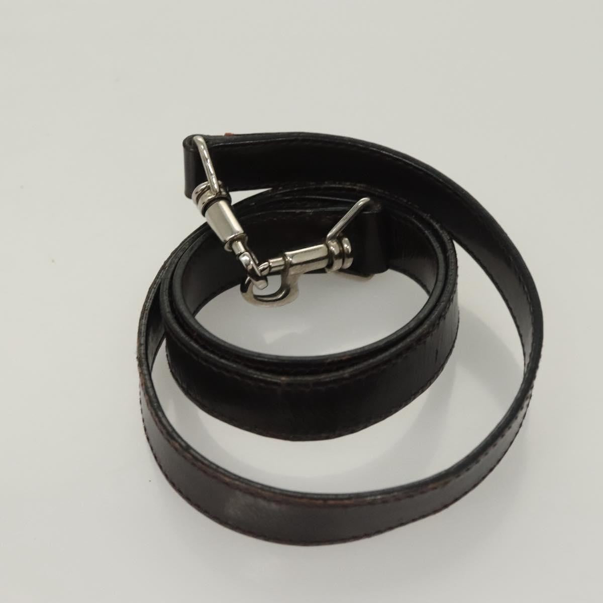 Gucci Vintage Bamboo Handle Tote Nylon, BROWN, SYNTHETIC, Tote bag