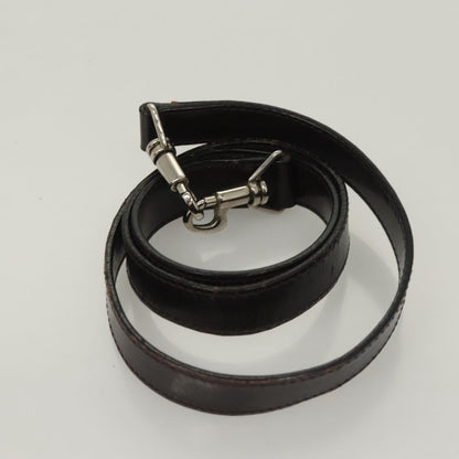 Gucci Vintage Bamboo Handle Tote Nylon, BROWN, SYNTHETIC, Tote bag