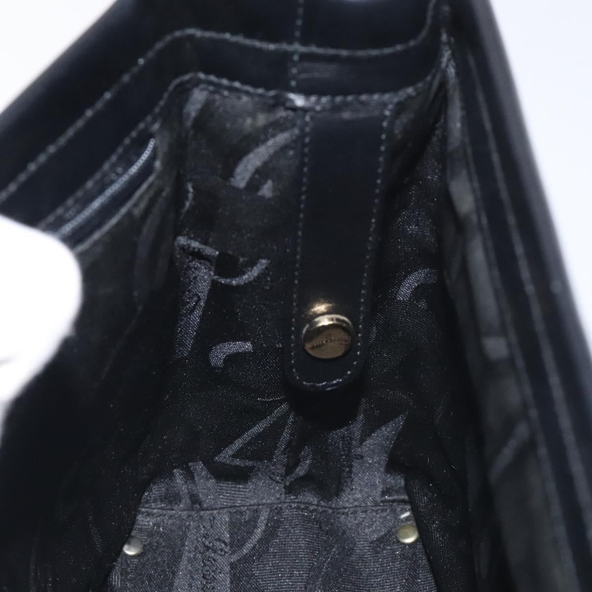 Salvatore Ferragamo Vala Shoulder Bag Leather, BLACK, LEATHER, Shoulder bag