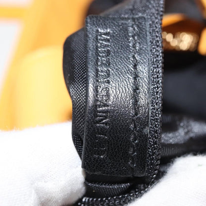 Loewe Anagram handbag Leather, YELLOW, LEATHER, Handbag