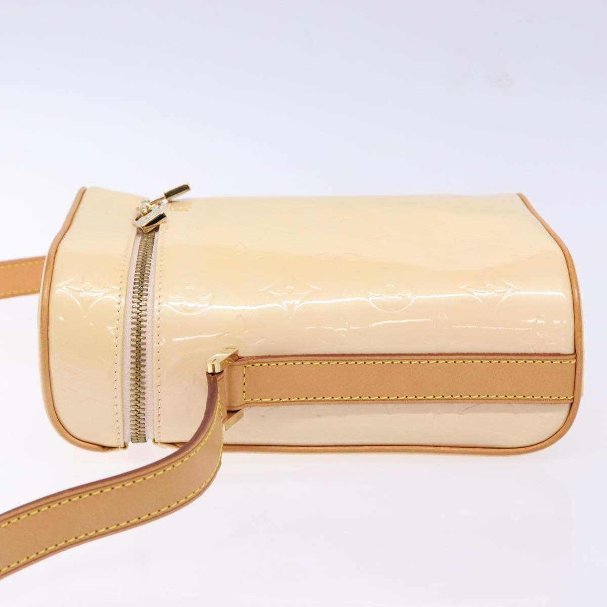 Louis Vuitton Sullivan Handbag Monogram Vernis, BEIGE, PATENT_LEATHER, Handbag