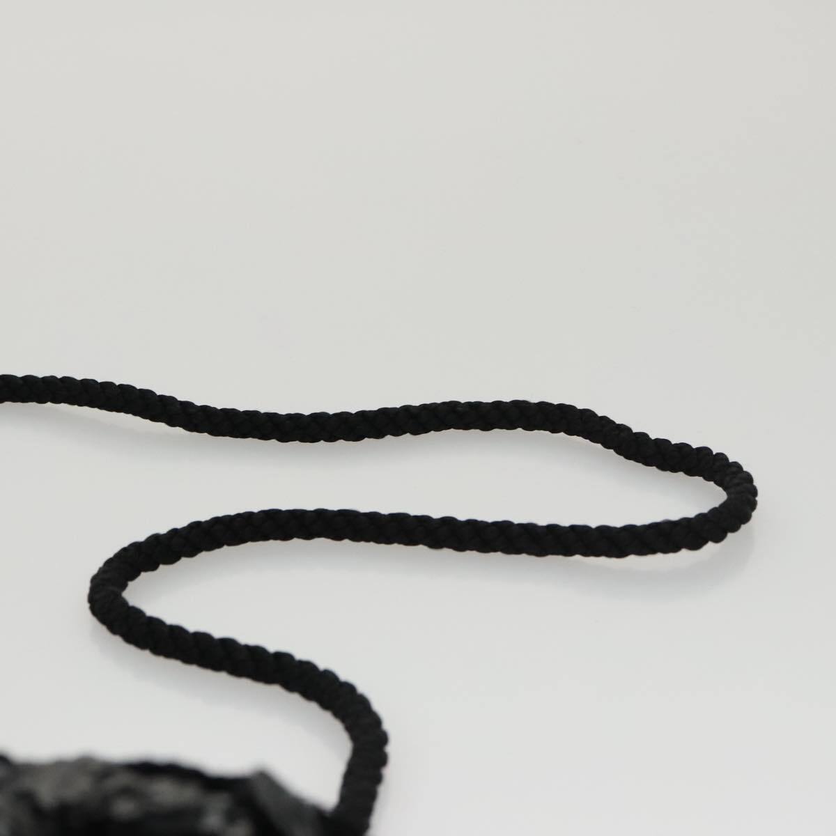 Chanel Camellia Charms Wallet on Chain Silk, BLACK, SATIN, Wallets