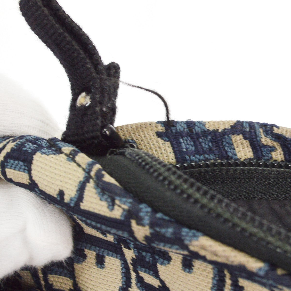 Christian Dior Travel Backpack Oblique Canvas, BLUE, CANVAS, Backpack