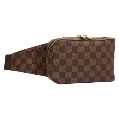 Louis Vuitton Geronimos Waist Bag Damier, BROWN, CANVAS, Shoulder bag