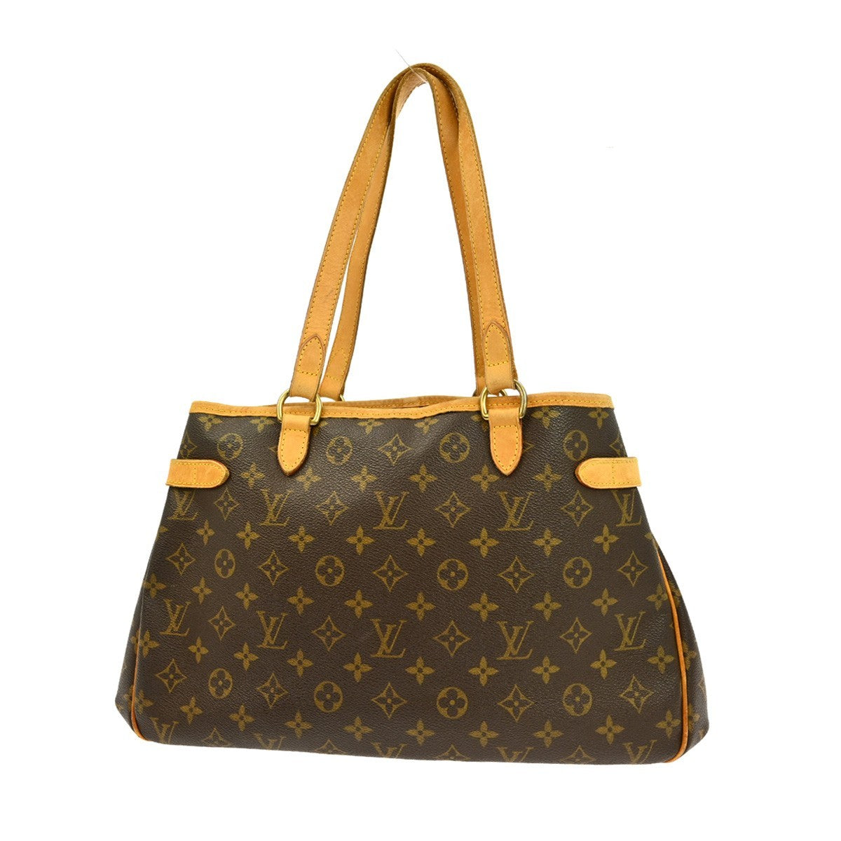 Louis Vuitton Batignolles Handbag Monogram Canvas, BROWN, CANVAS, Tote bag