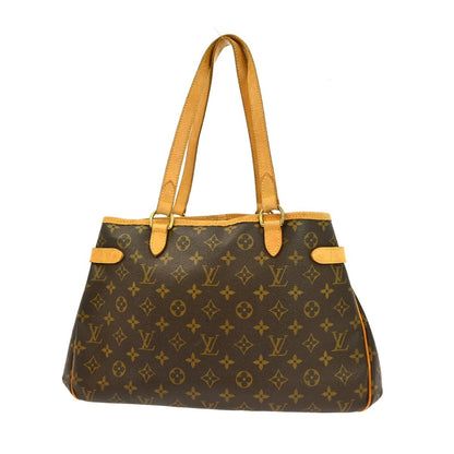 Louis Vuitton Batignolles Handbag Monogram Canvas, BROWN, CANVAS, Tote bag