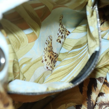 Salvatore Ferragamo Gancini Tote Canvas, BLACK, CANVAS, Tote bag