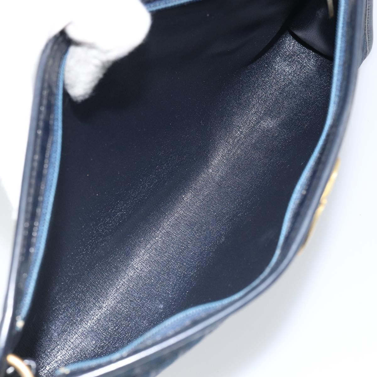 Christian Dior Vintage CD trotter Shoulder bag Canvas, NAVY, CANVAS, Shoulder bag