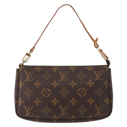 Louis Vuitton Pochette Accessoires Monogram Canvas, BROWN, CANVAS, Clutche & pouche