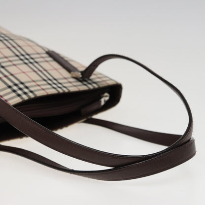 Burberry Nova Check Tote canvas check pattern, BEIGE, CANVAS, Tote bag