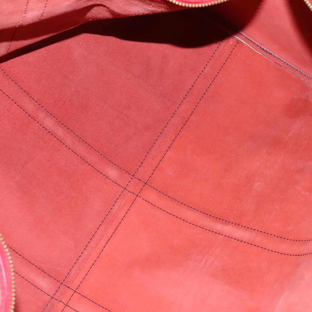 Louis Vuitton Keepall Bag Epi Leather, RED, LEATHER, Travel bag