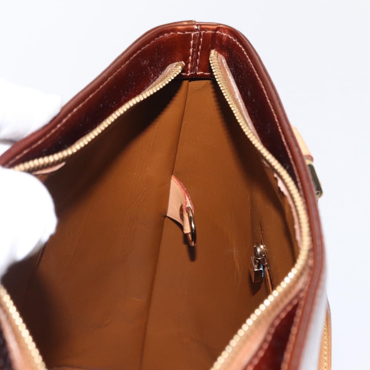 Louis Vuitton Houston Handbag Monogram Vernis, BROWN, PATENT_LEATHER, Handbag